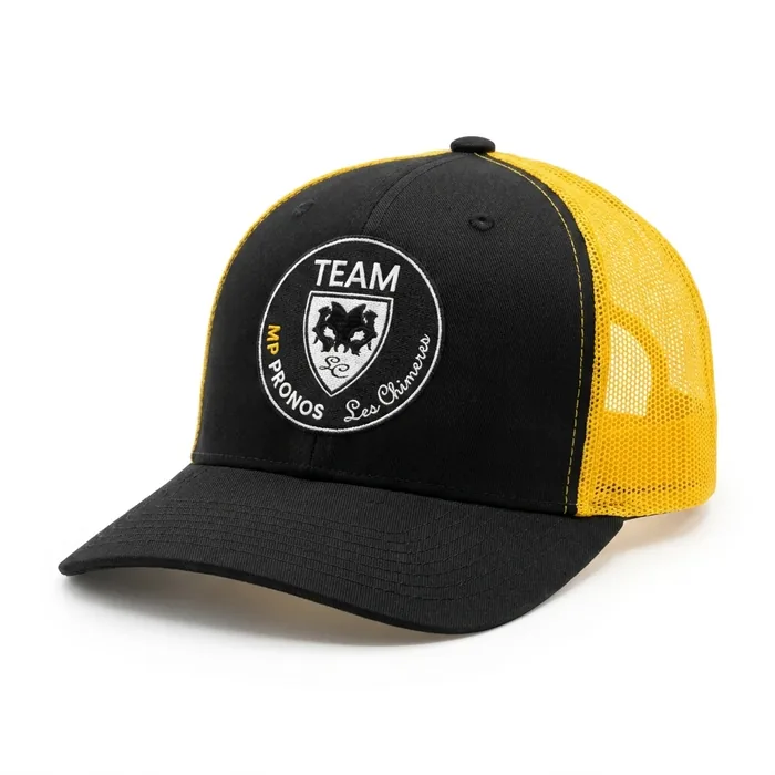 Casquette Trucker Jaune/Noir